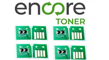 Load image into Gallery viewer, 4 Toner Chips for Lexmark CS317, CS417, CS517, CX317, CX417, CX517 Refill