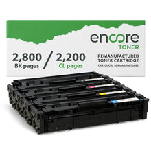 Load image into Gallery viewer, Encore Toner set for Canon 045H black, cyan, magenta, yellow ink and toner cartridges for LBP612Cdw, MF632Cdw, MF634Cdw printers
