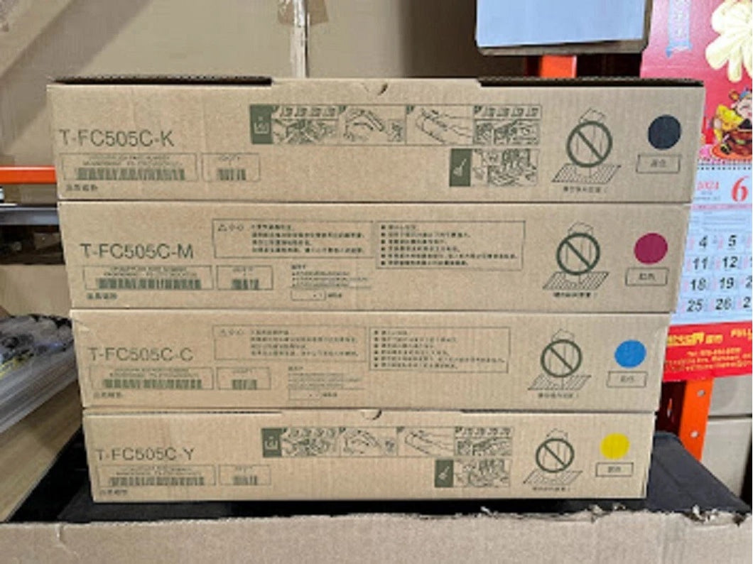 Compatible Set for Toshiba T-FC505K T-FC505C T-FC505M T-FC505Y to 2505AC 3005AC