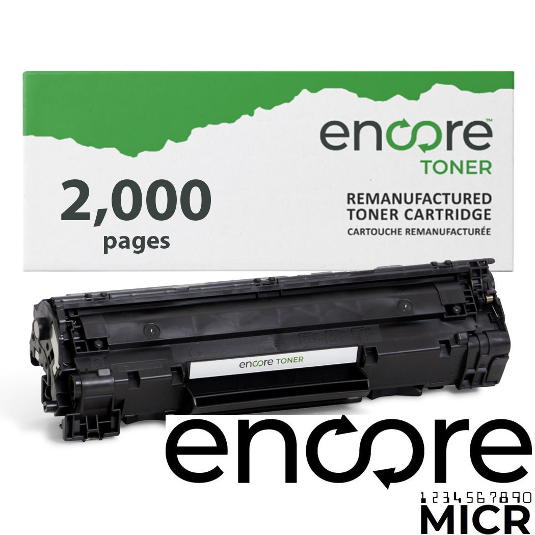 Encore MICR Toner for HP CE285A 85A to HP LaserJet Pro M1212nf / M1130