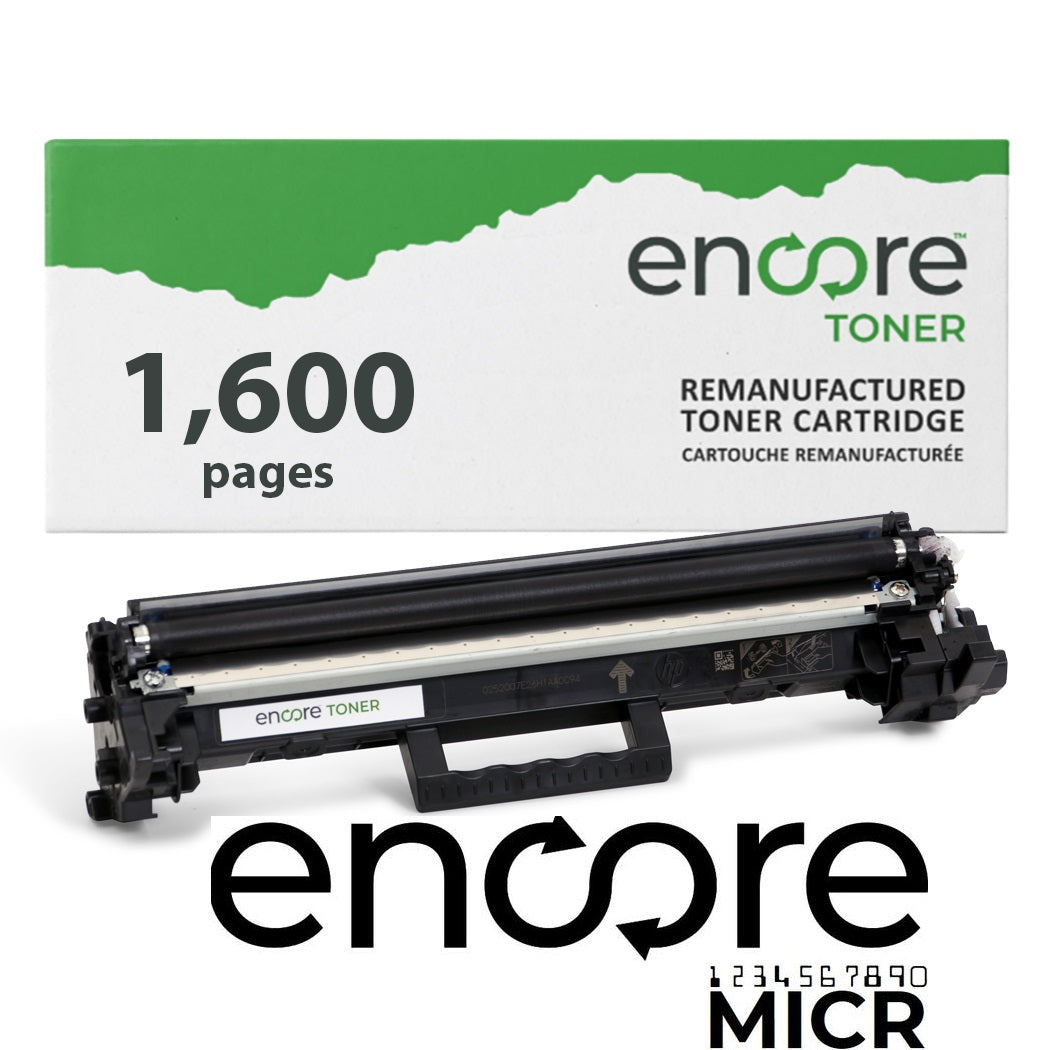 Encore MICR TONER for HP 17A (CF217A) Toner to HP LaserJet Pro M102 M130 check