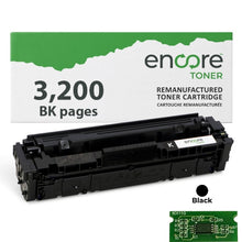 Load image into Gallery viewer, Encore toner cartridge in black for Canon 054B H, compatible with LBP642, LBP622, and LBP623 printers, shown in the image.
