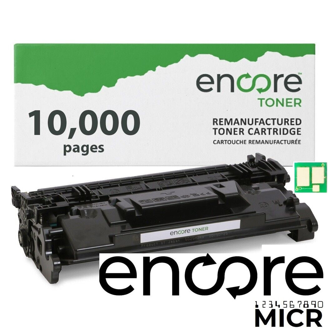 Encore MICR toner for HP 89X CF289X toner to M507n M507x M528dn E52645 check