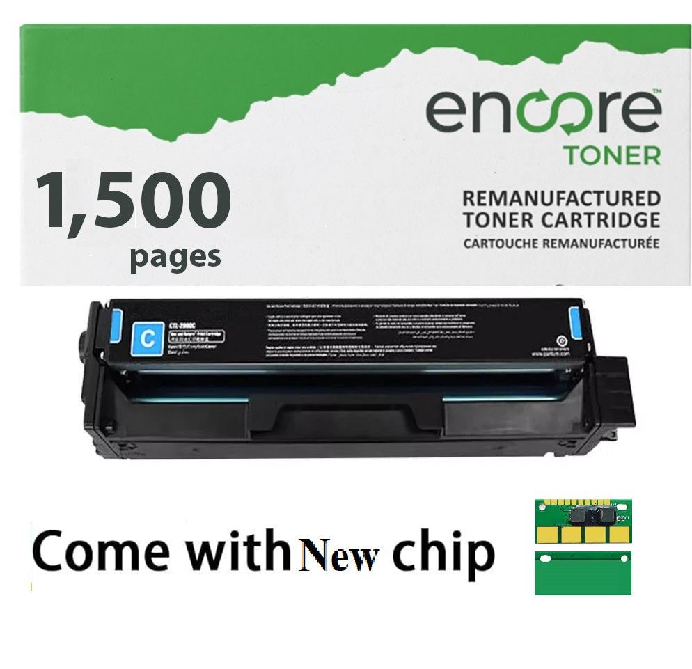 Encore Toner for Lexmark 20N10C0 Cyan to Lexmark CS331 CX331 CS431 CX431