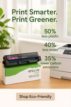 Load image into Gallery viewer, Encore Magenta toner cartridge for Lexmark CS331, CX331, CS431, and CX431 printers, shown in a close-up view of the cartridge.
