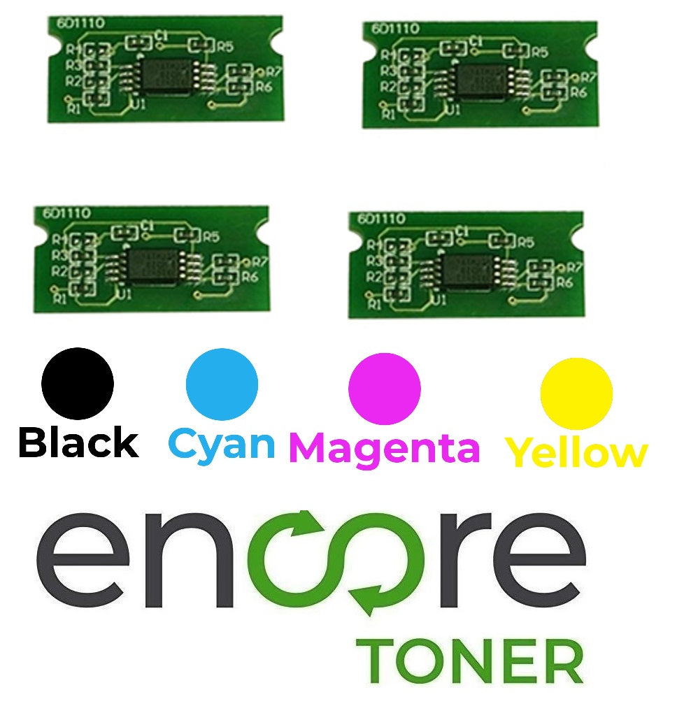 4 Toner Chips for HP Pro M377dw, M452, M477, Canon 046, Canon 046H Refill