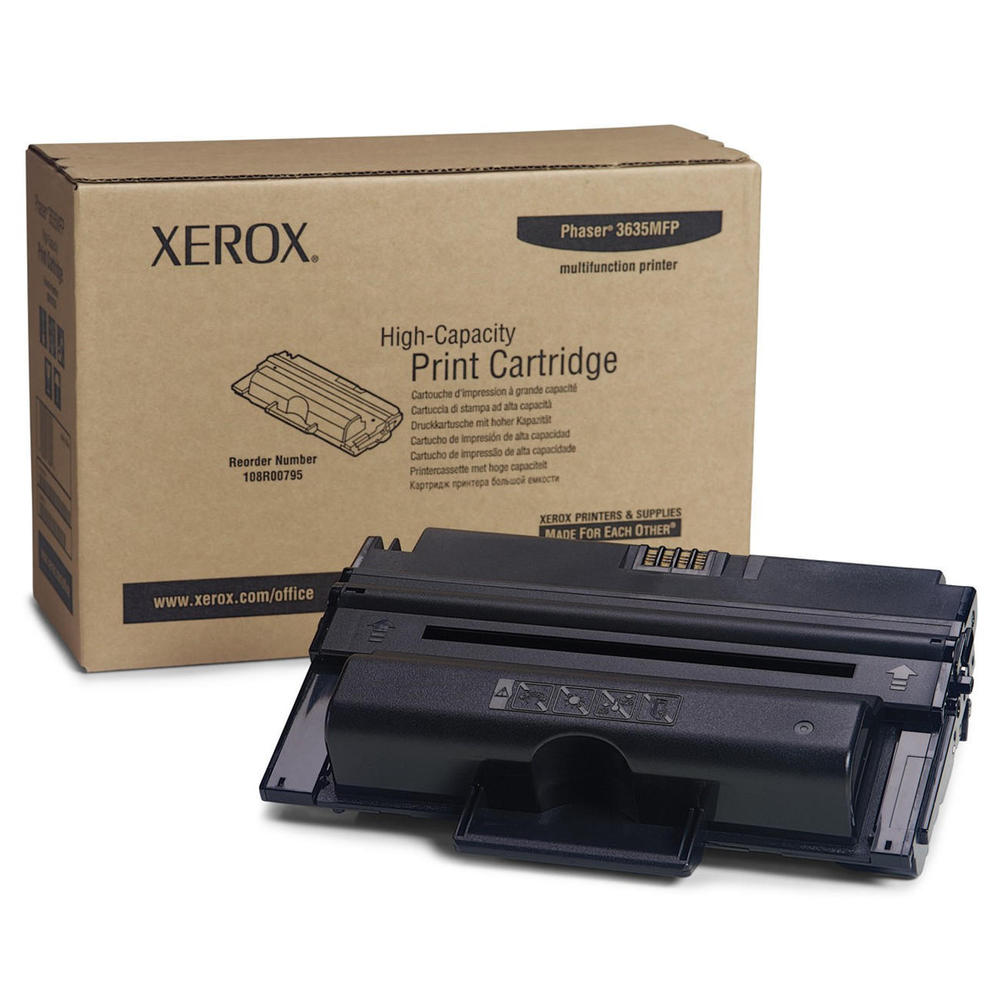 Genuine Xerox 108R00795 High-Capacity toner to Xerox Phaser 3635MFP new in box