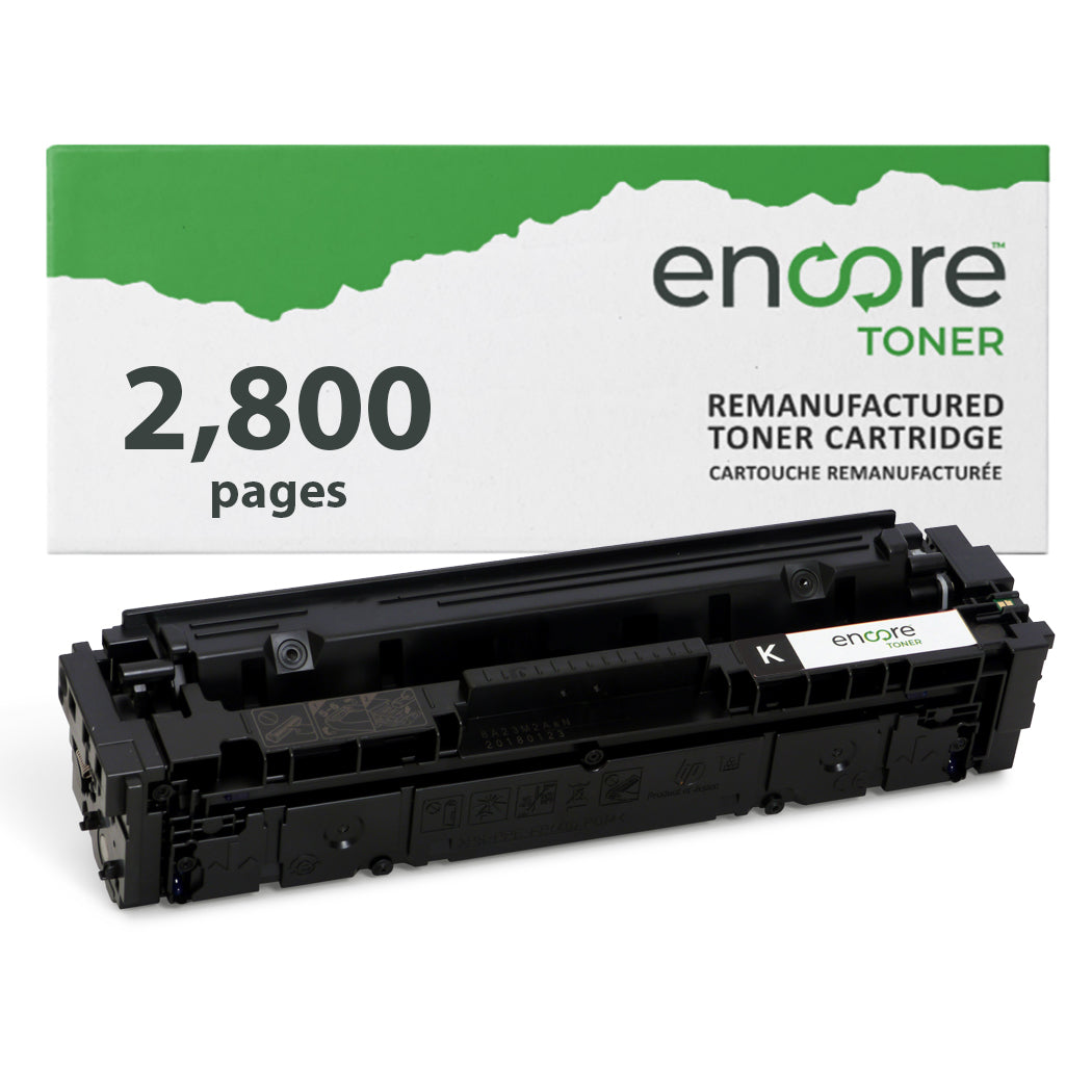 Encore Remanufactured for HP 201X ( CF400X ) Black High Yield Toner Cartridge