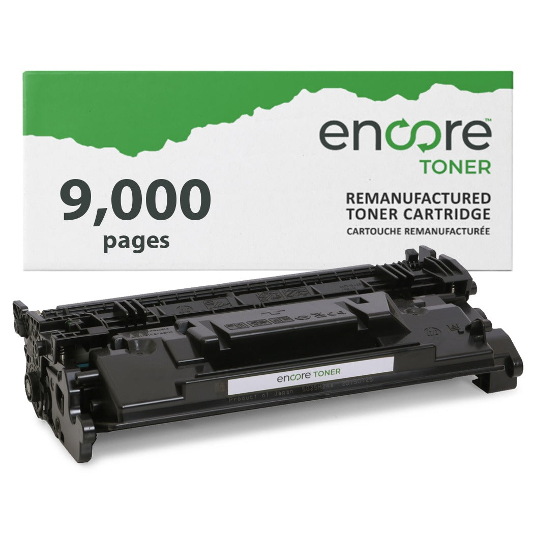 Encore HP 26X( CF226X ) MICR High Yield Remanufactured Toner Cartridge