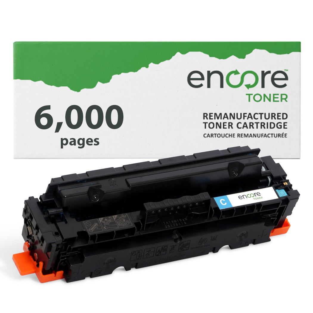 Encore toner for HP 414X W2021X Cyan to HP Pro M454dn M454dw MFP M479 with chip