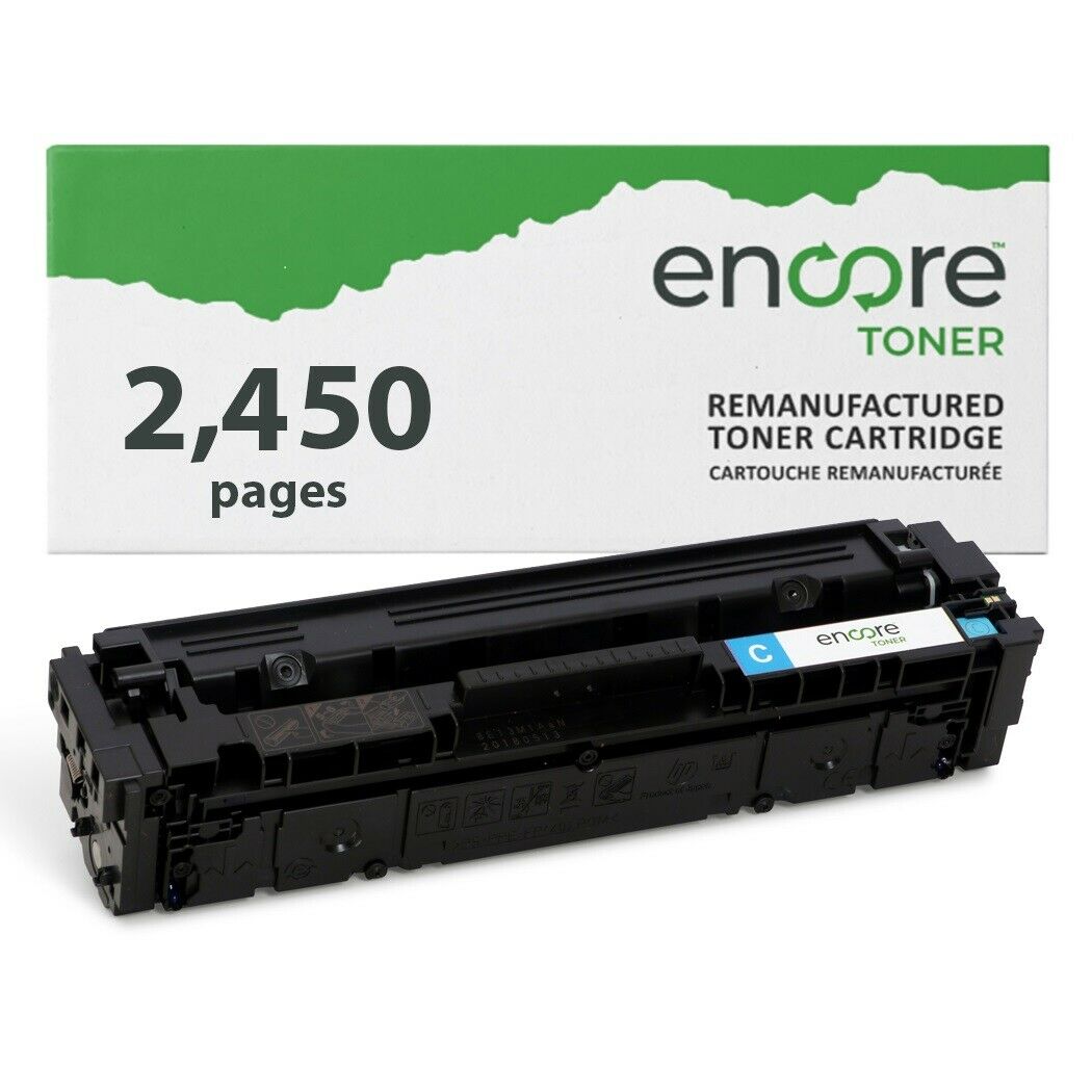 Encore Toner for HP 206X Cyan W2111X to HP M255dw M282 M283fdw with Chip 2.5K