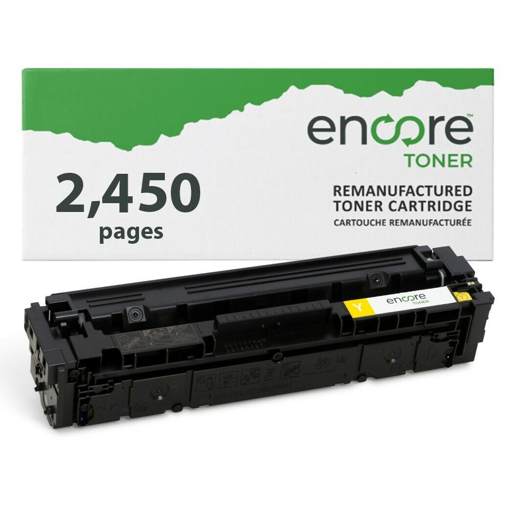 Encore Toner for HP 206X Yellow W2112X to HP M255dw M282 M283fdw with Chip 2.5K