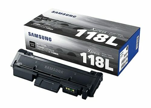 Genuine Samsung MLT-D118L Black Toner to Samsung Xpress M3065 Xpress M3015DW NIB